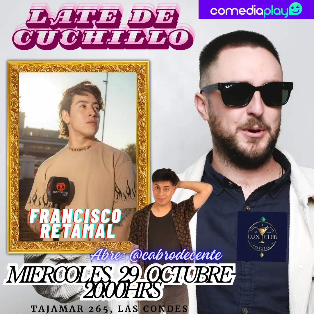Late de Cuchillo en The Lux Club, miércoles 29 de Octubre