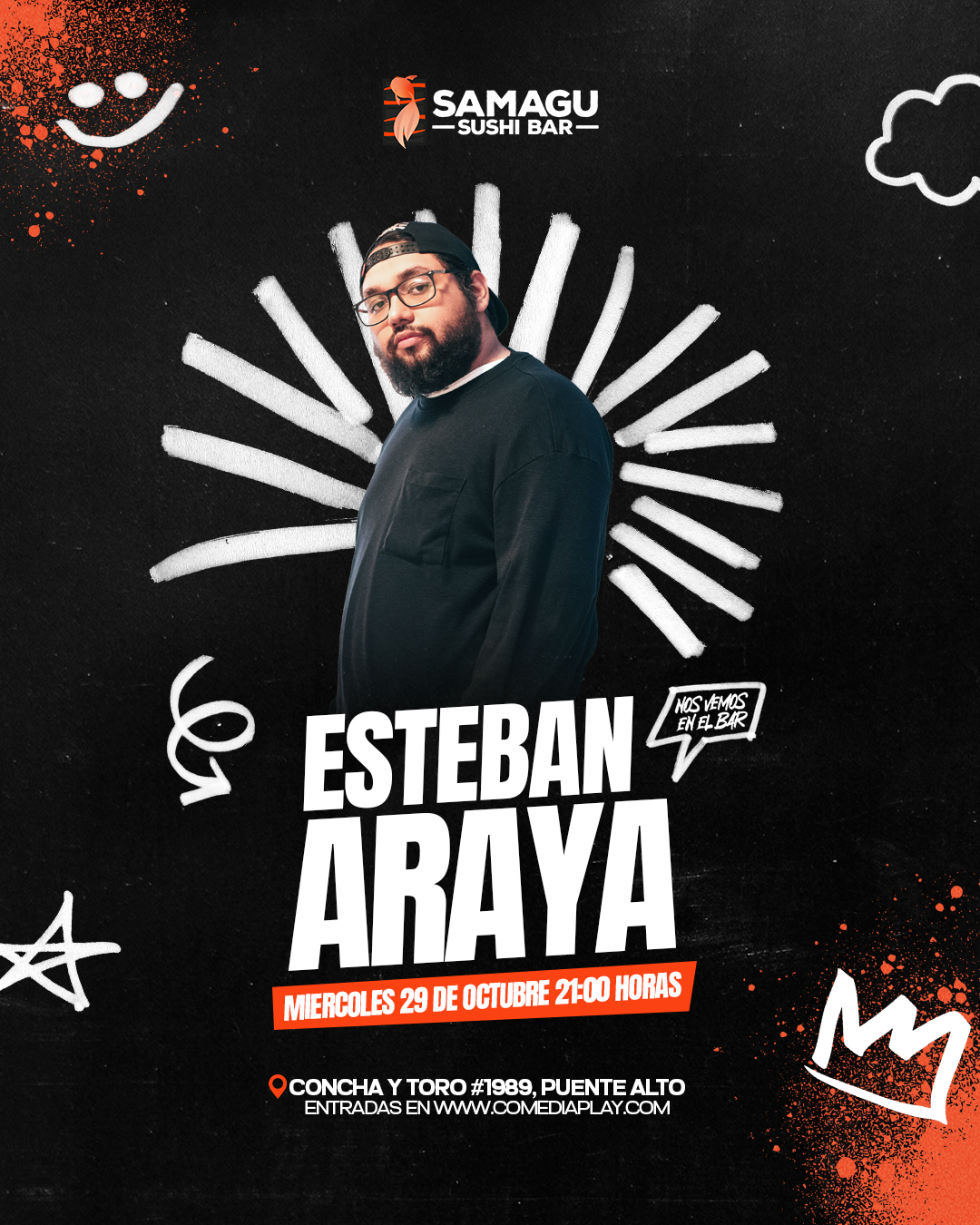 Esteban Araya en Samagu, Miércoles 29 de Octubre