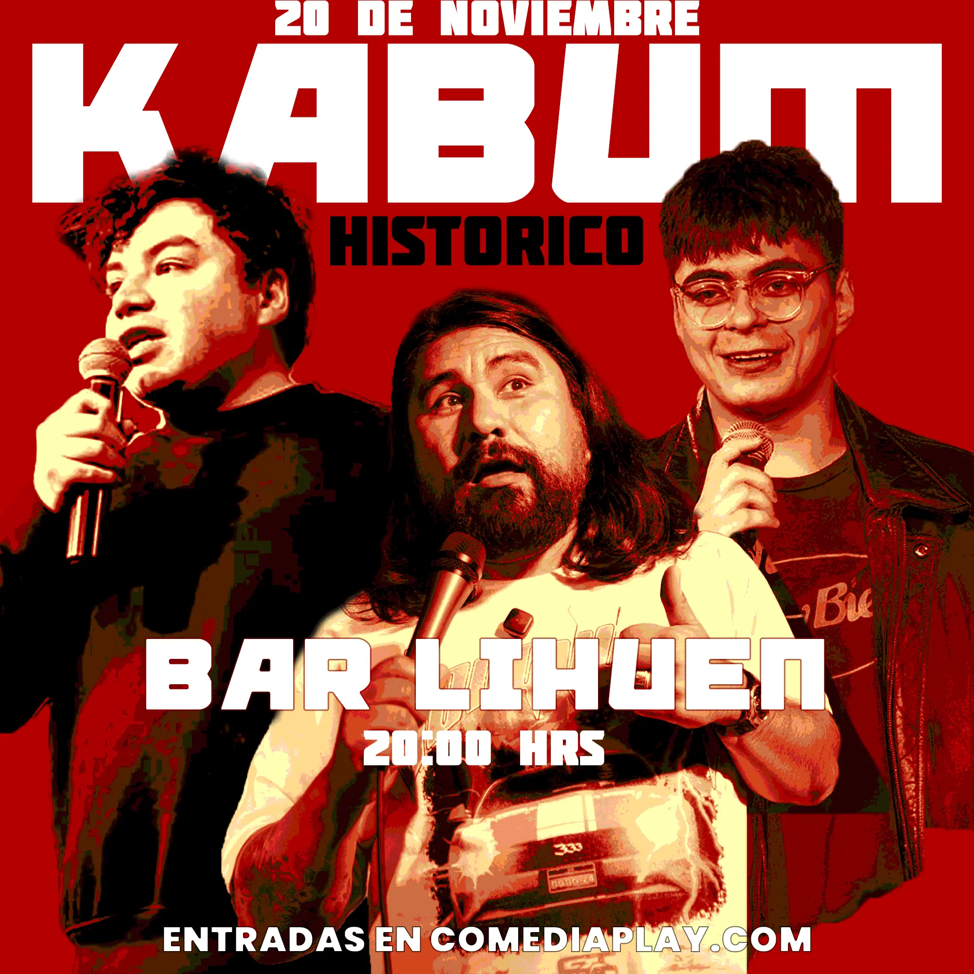 KABUM HISTORICO – CONCEPCIÓN – EDISON ROA, DIEGO TORRES Y ROBERTO DELGADO